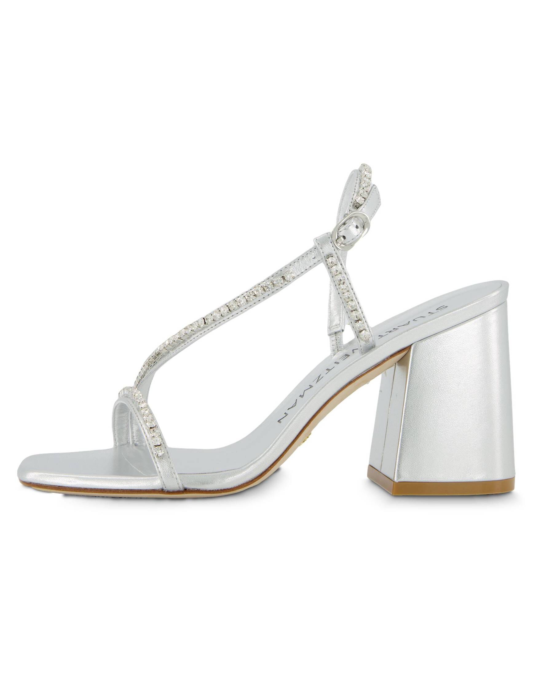 Stuart Weitzman| Damen Sandalen SOIREE CRYSTAL 85 BLOCK SANDALE