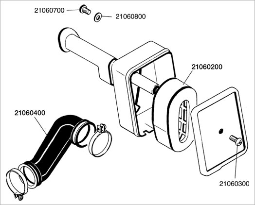 Luftfilterindsats, DM50