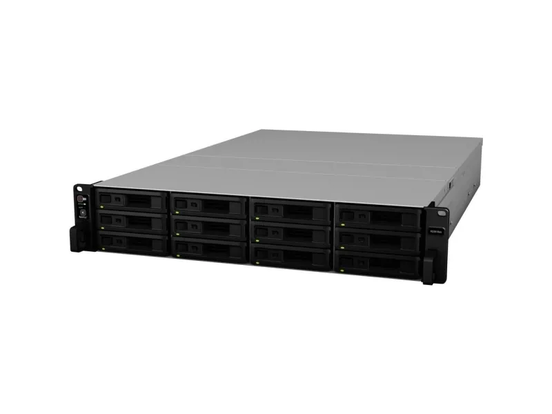 Synology RackStation RS3618XS - NAS-server - 12 bays - rackversion - SATA 6Gb/s - RAID 0, 1, 5, 6, 10, JBOD, RAID F1 - RAM 8 GB - Gigabit Ethernet - iSCSI support - 2U