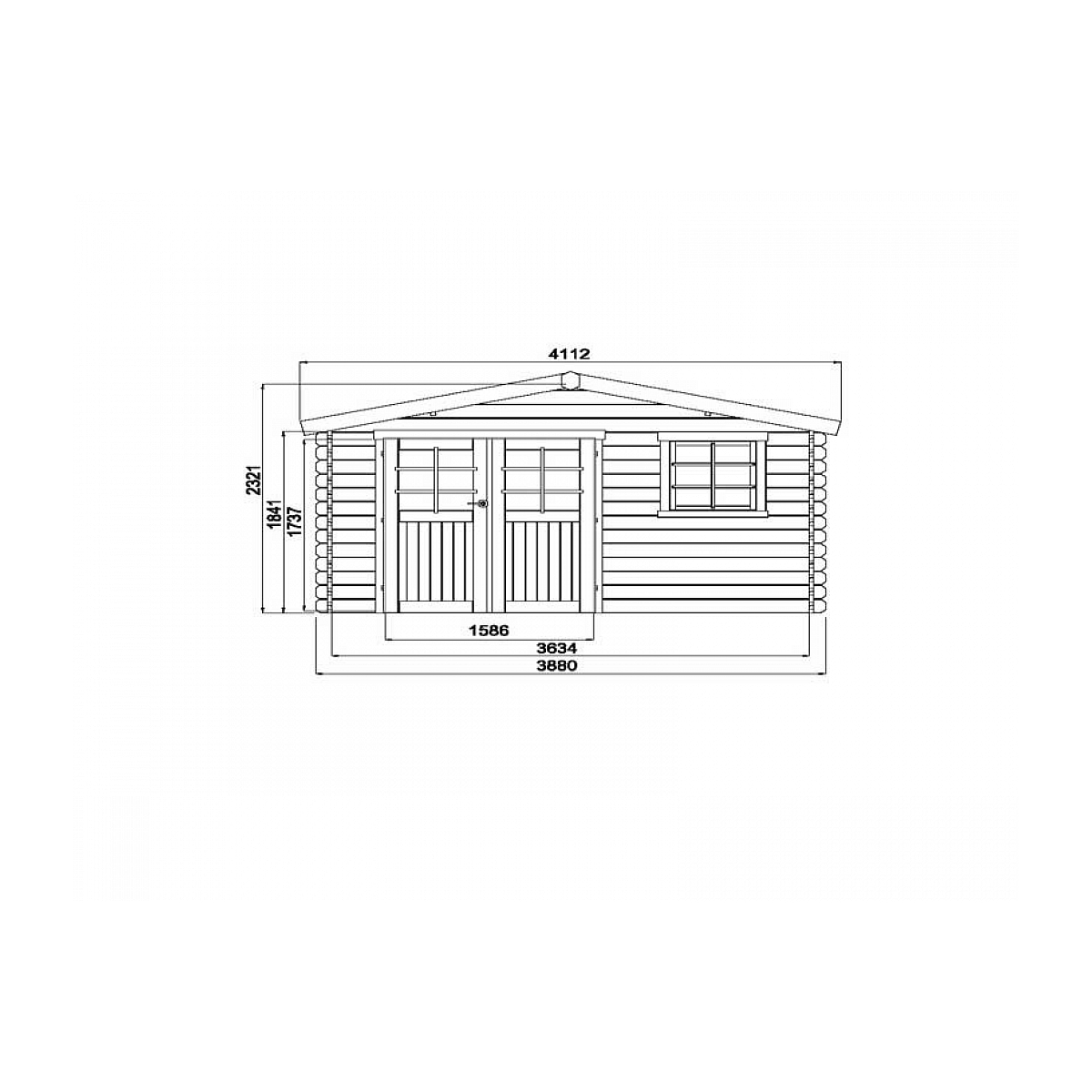 Abri de jardin maisonnette linz