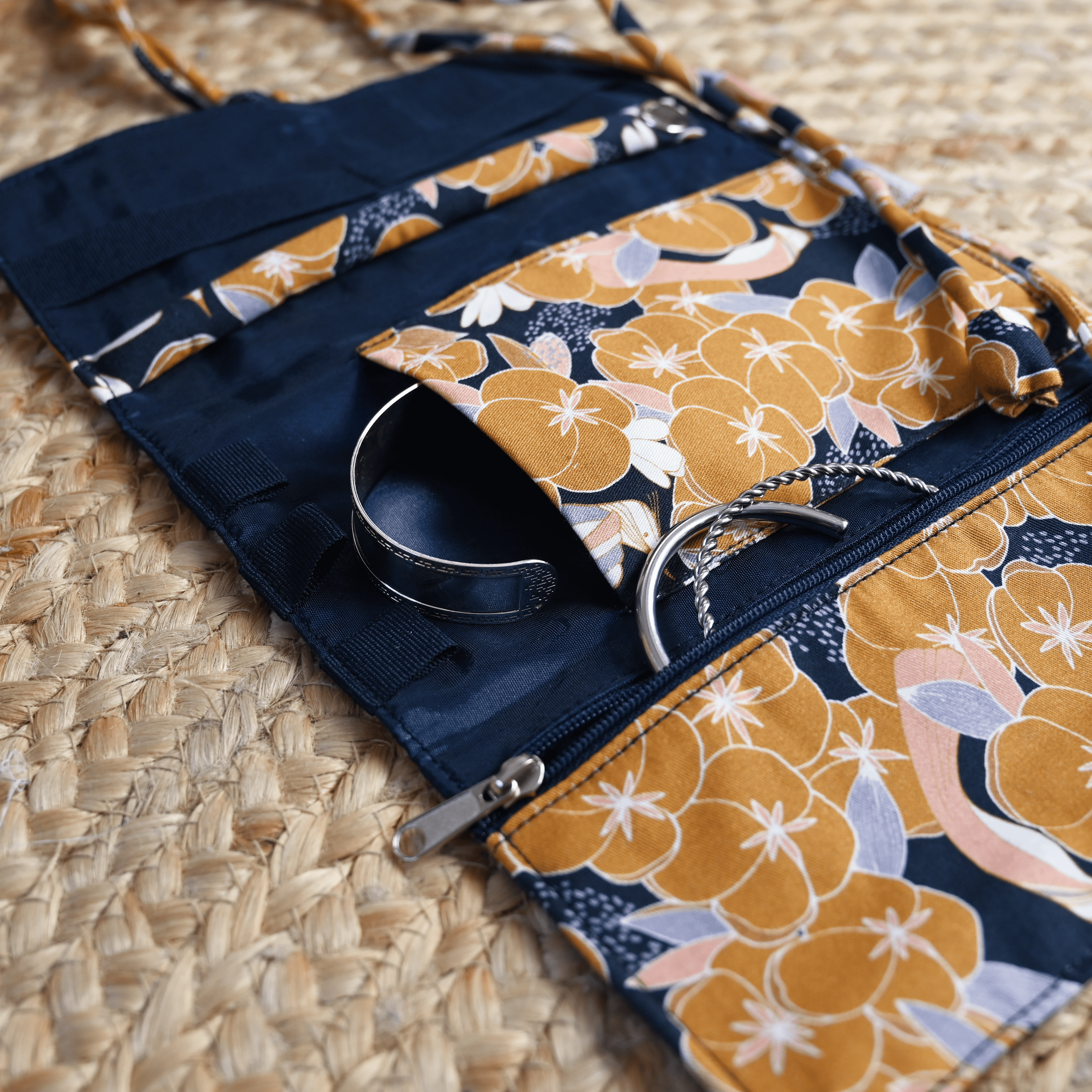 Pochette À Bijoux Coton D'or