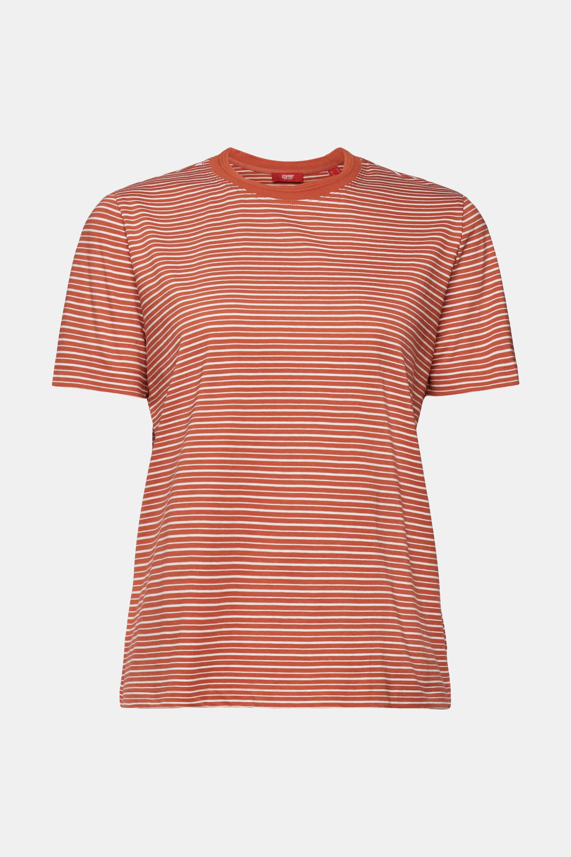 T-shirt à rayures, 100 % coton