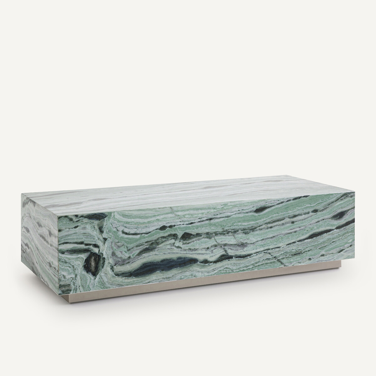 AM.PM<br>Mesa de centro em mármore verde, Alcana.