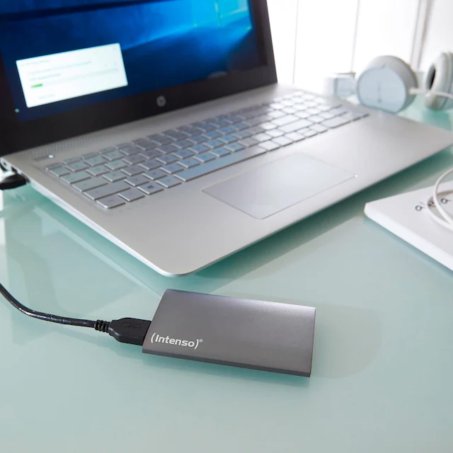 Intenso externe SSD »Portable SSD Premium« 1,8 128 GB Anschluss USB 3.0 Aluminium extra Slim