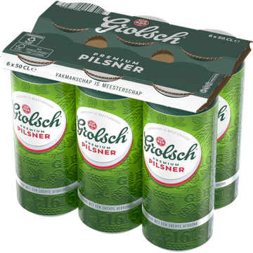 Grolsch - Premium Pilsner - Blik - 6 x 500ML