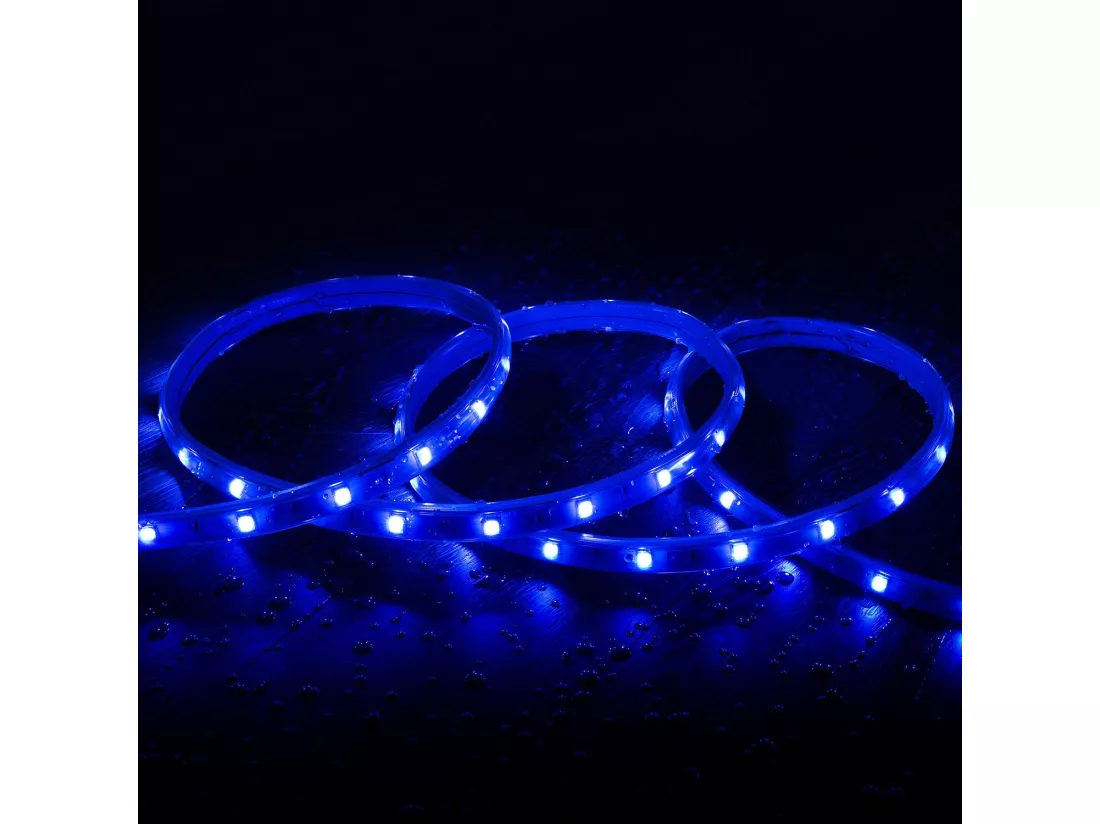 Ruban LED Extérieur Solaire 24V DC SMD2835 60 LED/m 15m IP65 Largeur 12mm Coupe 100 cm RGB