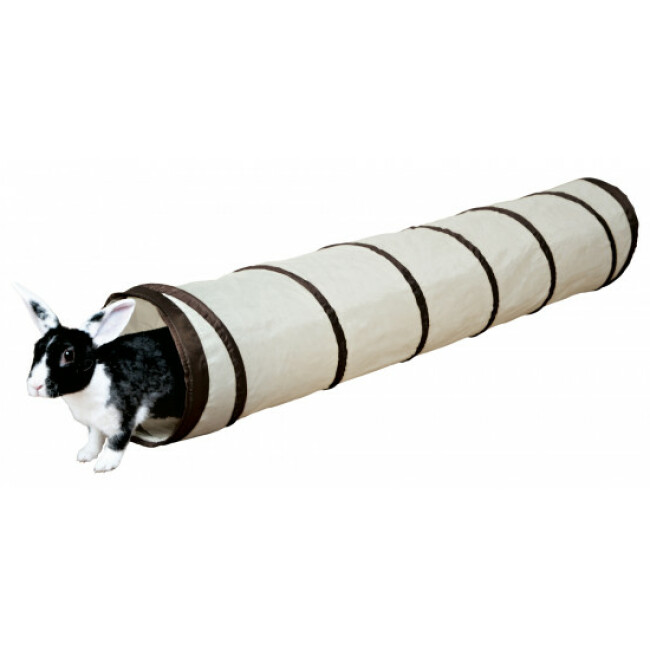 Tunnel de jeu extensible en nylon pour lapins Trixie