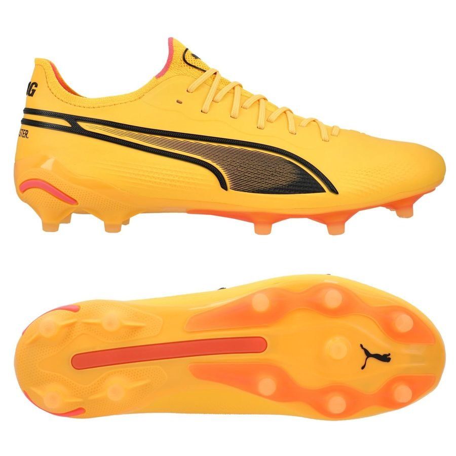 PUMA King Ultimate FG/AG Forever Faster - Sun Stream/Noir/Crépuscule