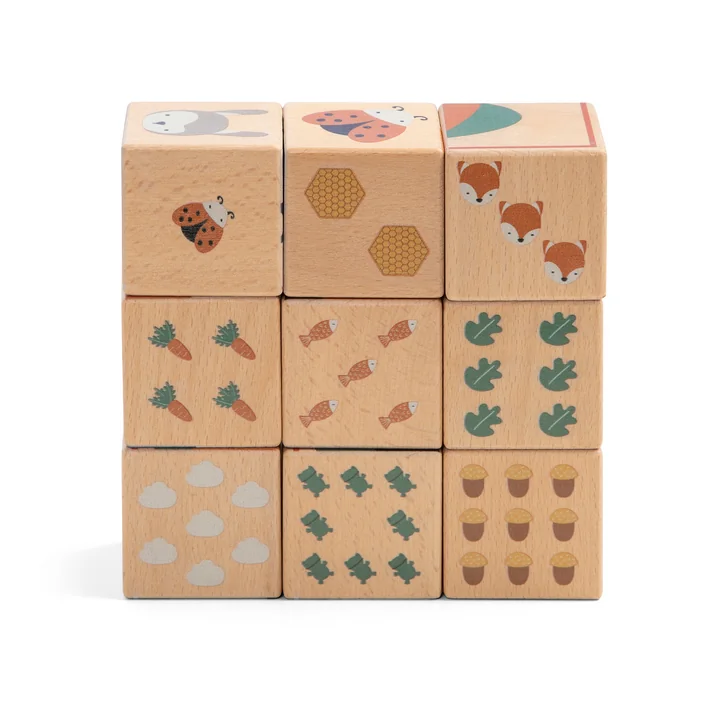 Sebra - Würfel-Puzzle, Woodland