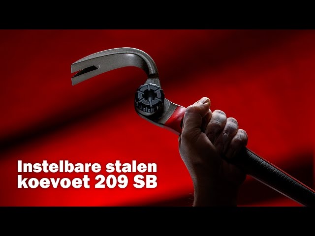 Hultafors 209 SB Instelbare stalen koevoet - 640 mm