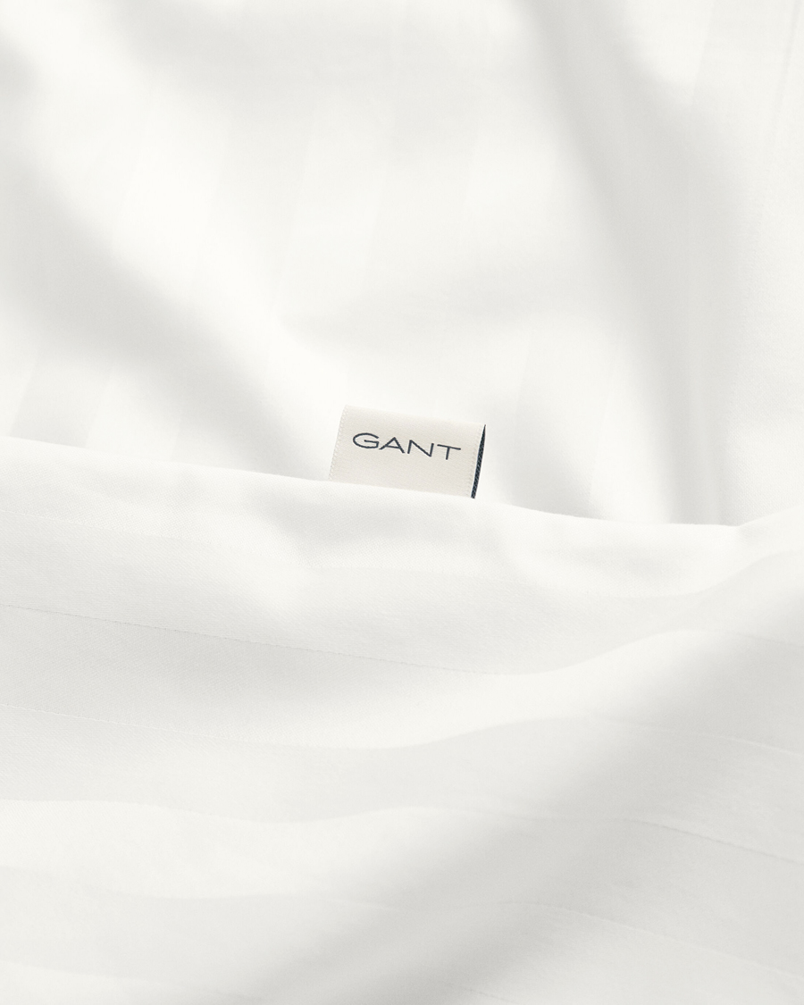 GANT Sateen Striped Duvet White