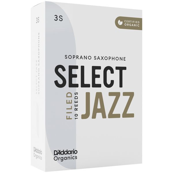 DAddario Woodwinds Organic Sel. Jazz Filed SOP 3S