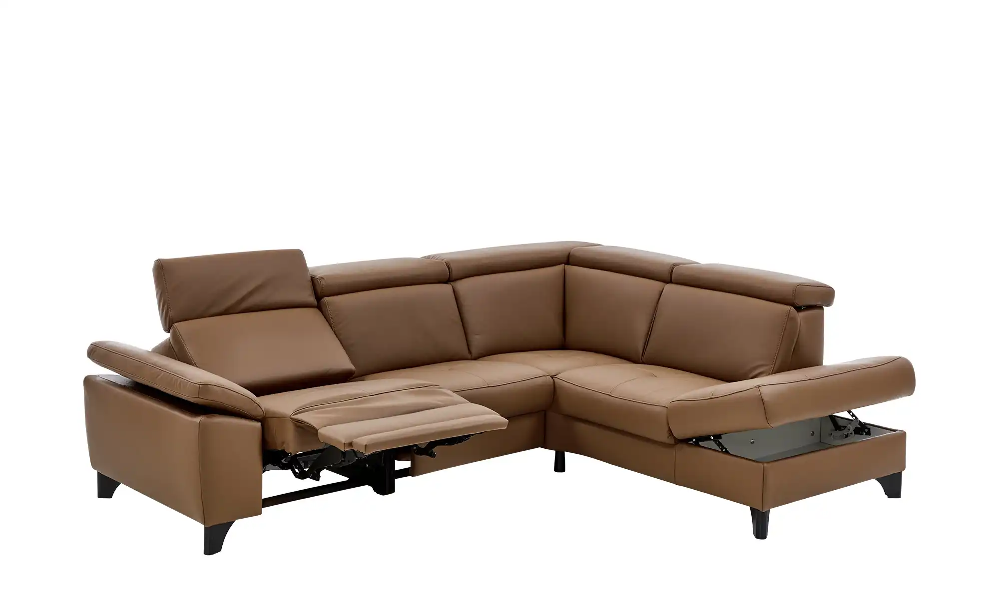 meinSofa Ecksofa Echtleder Linda