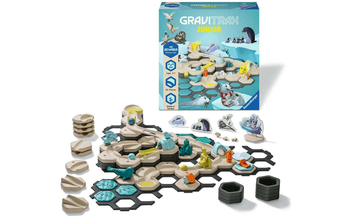Kugelbahn GraviTrax Junior Starter-Set L IceKindgerechter Einstieg in themenreiche Kugelbahnwelten
