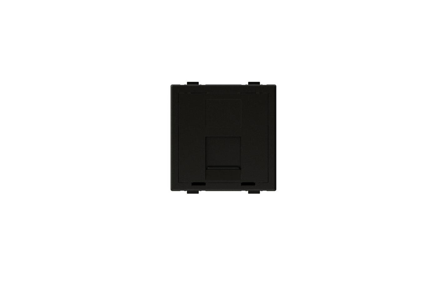 Keystone-Modul 45 x 45 mm für 1x RJ-45, AnthrazitStaubschutzdeckel für 1x RJ45 Keystone