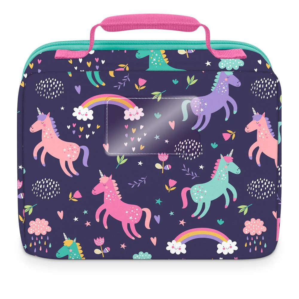 SOFT LUNCH BOX UNICORNS