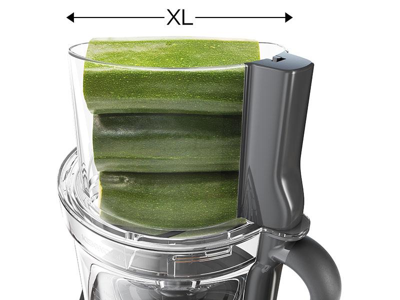 Kenwood Food Processor MultiPro XL Weigh  FDM72.990SS, Grau Küchenmaschine mit eingebauter Digitalwaage und dem Count-up-Timer