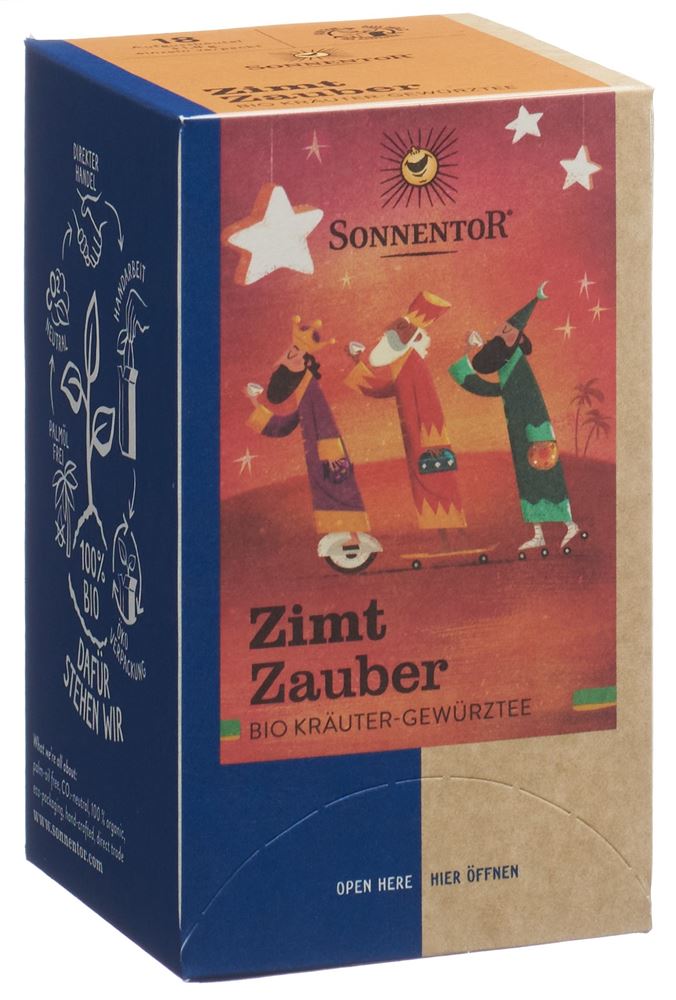 SONNENTOR Zimt Zauber Tee Tees BIO Btl 18 Stk
