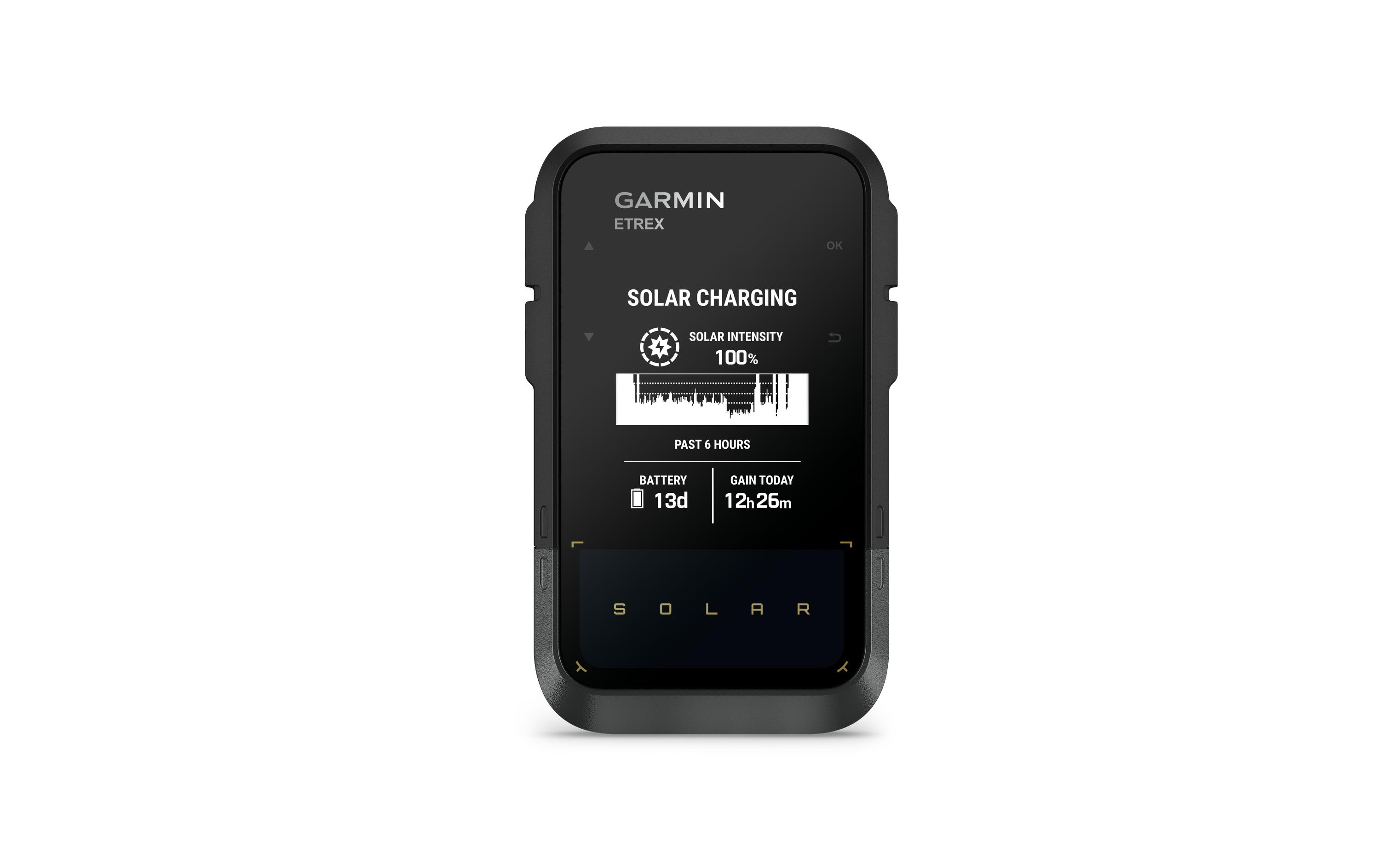 eTrex Solar<br>GPS-Handgerät mit Solarladung