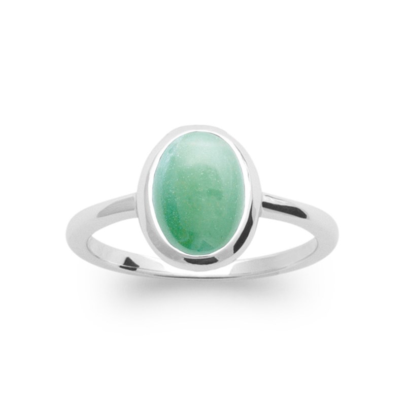 Bague Femme - Argent 925 - Aventurine