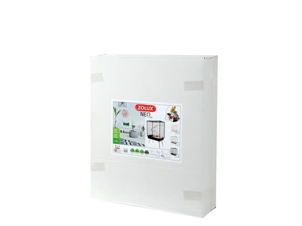 Zolux bur Neo Cozy for store gnagere H80, grå 78x48x80cm