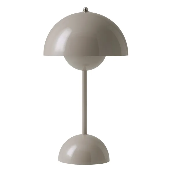 & Tradition Lampe à poser portative Flowerpot VP9, Verner Panton | Gris