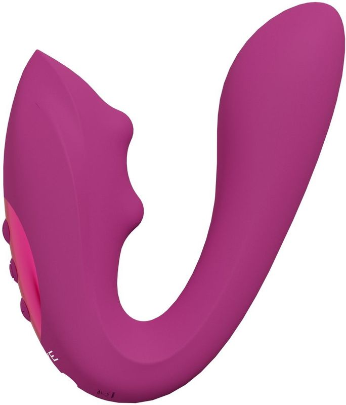 VIVE - Yuki - Oplaadbare dubbele motor - G-Spot vibrator met massagekralen - Roze