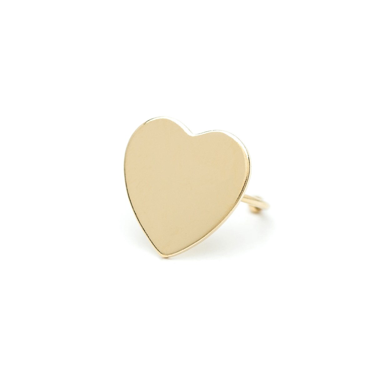 bague coeur doré à l'or fin - APHRODITE