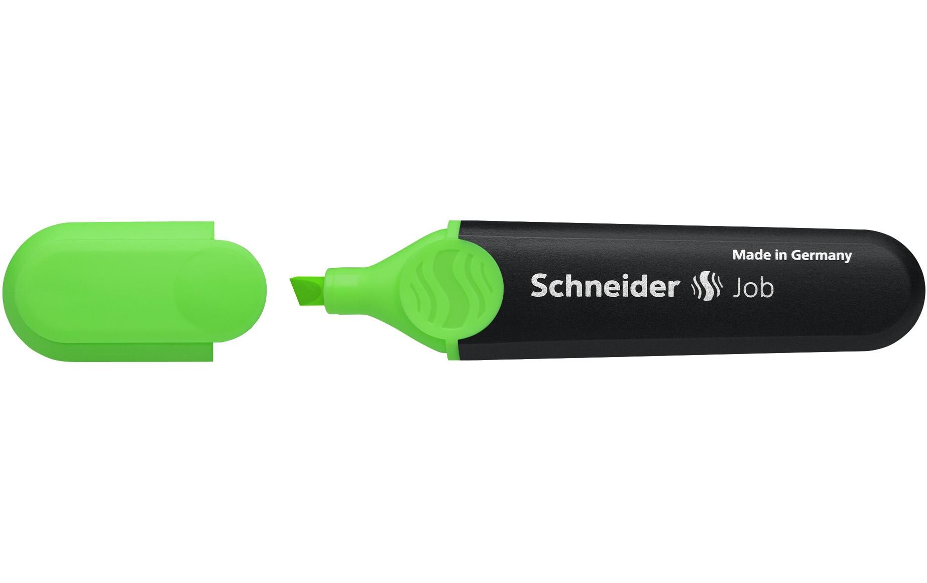 Textmarker Job GrünLeuchtmarker für Normal-, Kopier- und Faxpapier