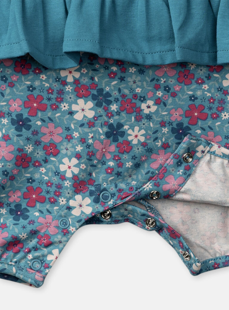 Grenouillère fantaisie pour bébé fille