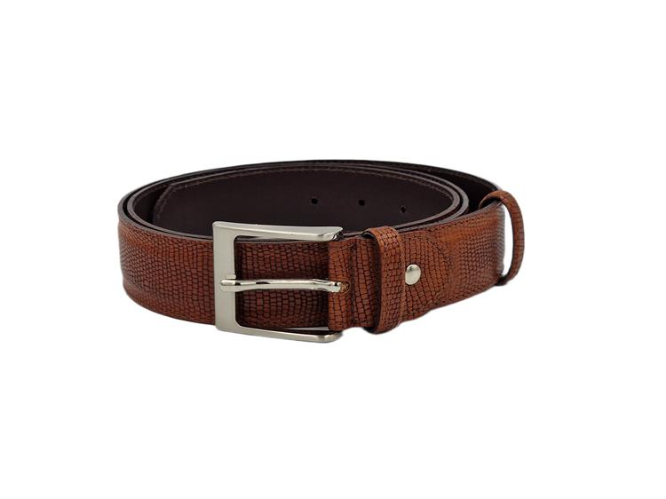 Berkelmans BELT COGNAC PRINT 1185