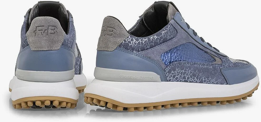 FLORIS VAN BOMMEL blauwe floris van bommel lage sneakers sfw-10099