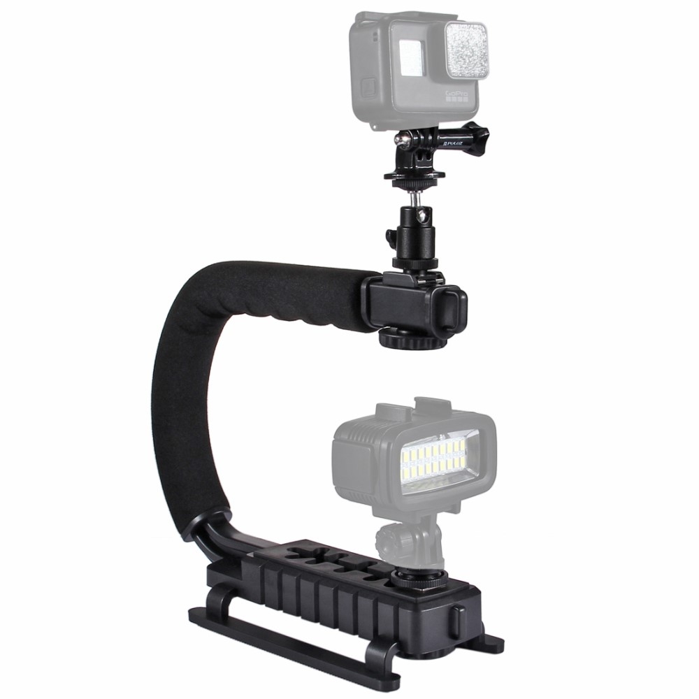 C-Förmiger Handheld Kameragriff Stabilisator Halterung für GoPro / Digitalkamera / Camcorder mit 1/4