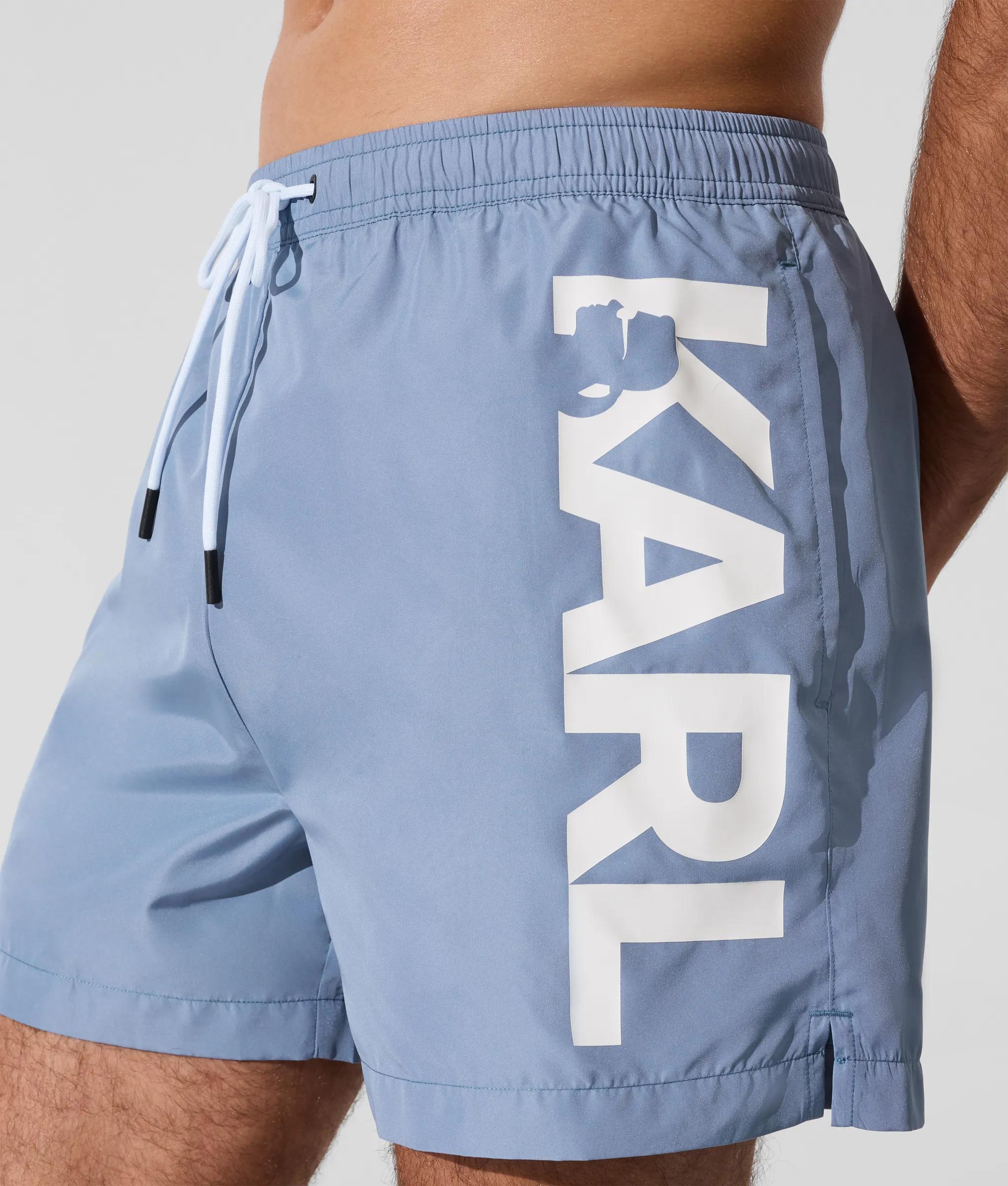 Korte boardshort met logo