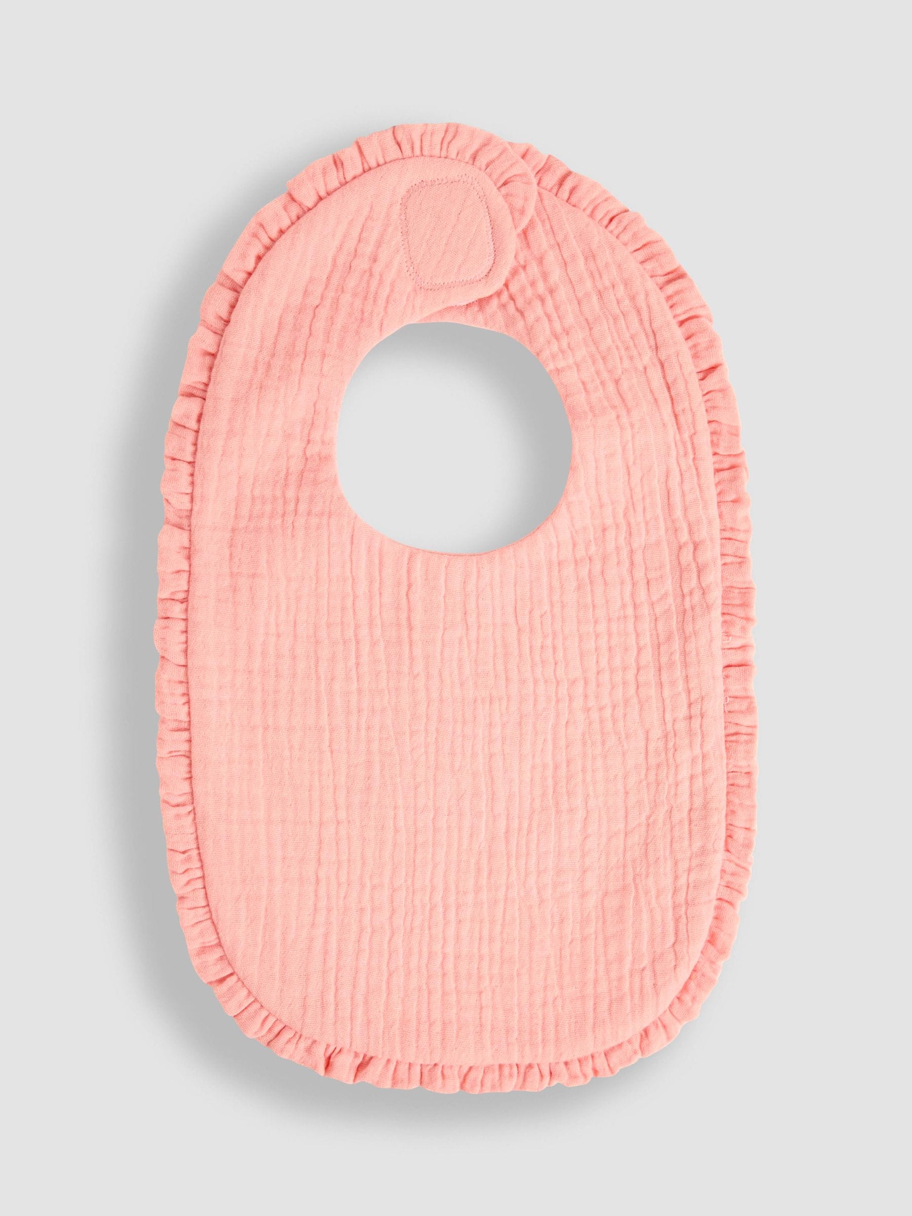 JoJo Maman Bébé Baby Muslin Frill Bib