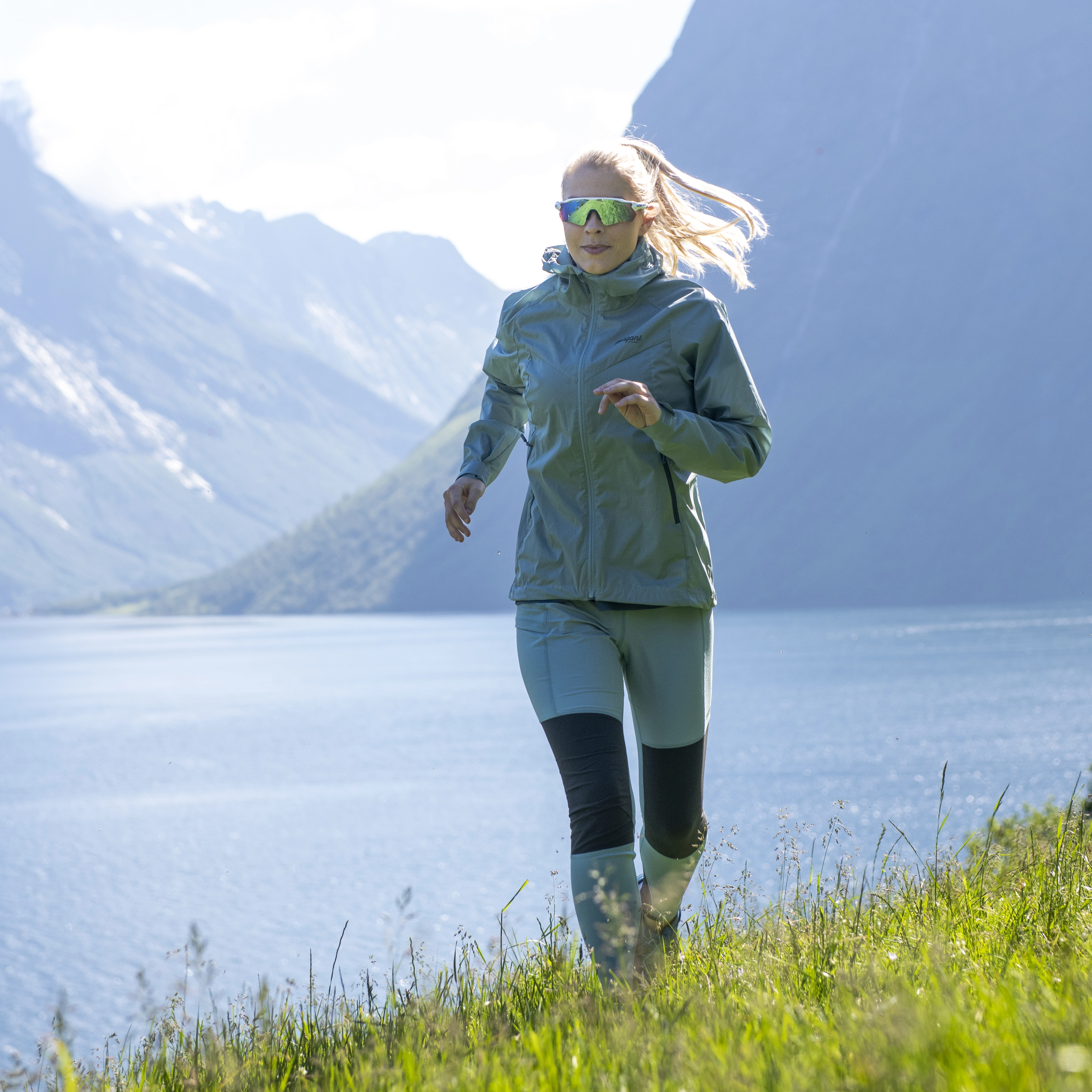 Fløyen Outdoor Tights Women Smoke Blue