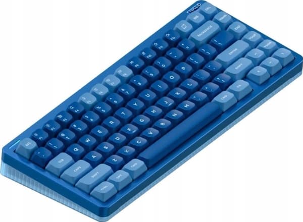 Nuphy - Halo75 v2 trådløst mekanisk tastatur - trådløst mekanisk tastatur Blue Lagoon Raspberry