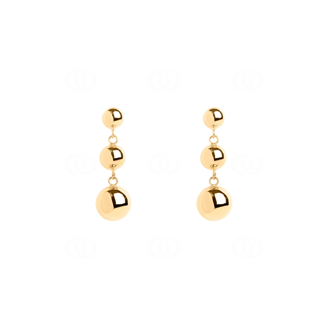 Ohrhänger 750/18 K Gelbgold hohl 22mm