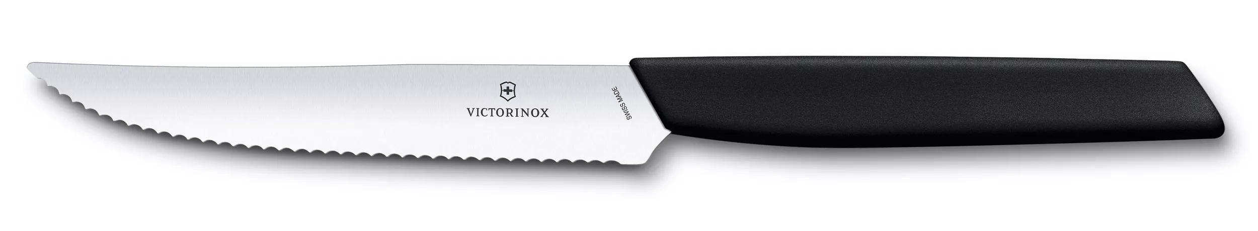 Swiss Modern Steakmesser-schwarz