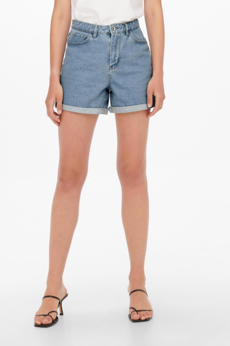 Only blauwe dames korte broek