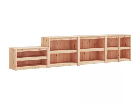 Armoires de cuisine d'extérieur 4 pcs bois de pin massif