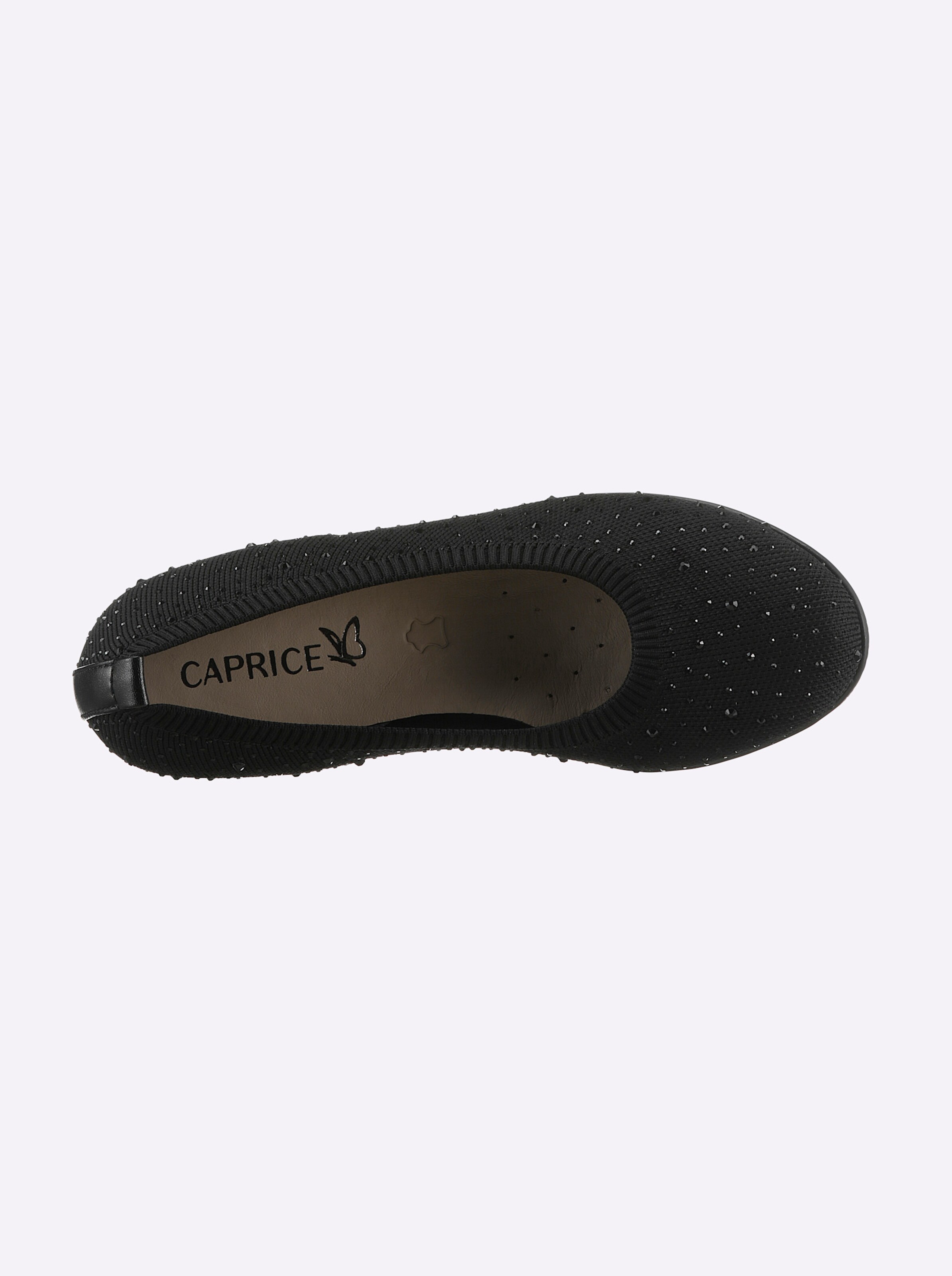 Caprice Ballerina in schwarz
