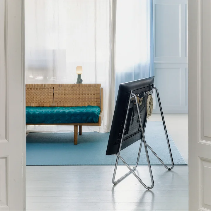 Pedestal - Bloom TV-Ständer, 40 - 70 Zoll, Chrom