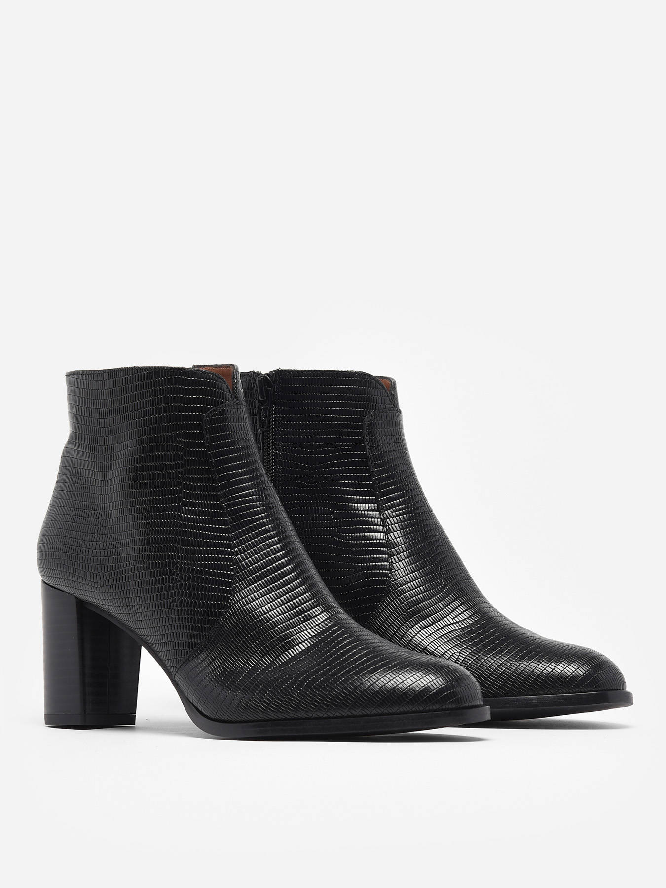 Bottines  talon Selena en cuir BRENDA ZARO