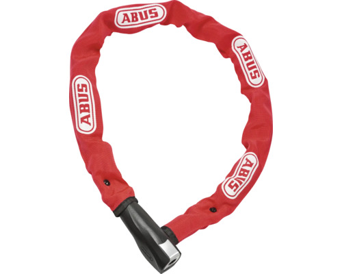 Abus CH Lock 6413 kettingslot, 95cm, Ø7, 2 sloten, rood