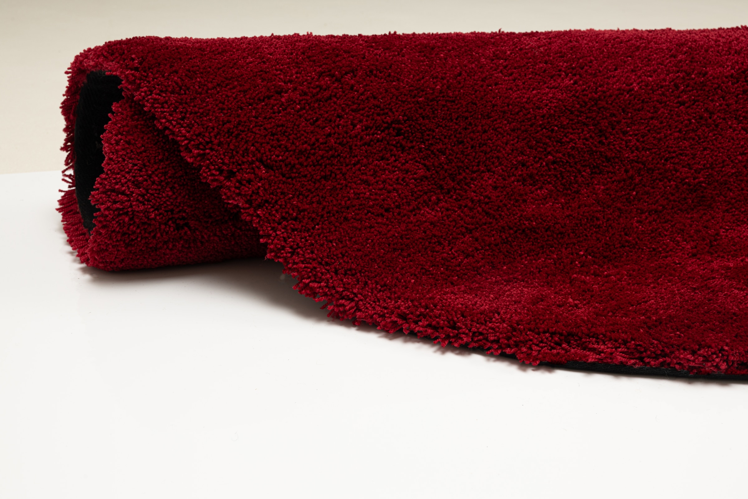 TOM TAILOR HOME Hochflor-Teppich »Shaggy Teppich Cozy« rund 25 mm Höhe Uni Farben, auch in Pastell Farben, weich & kuschelig