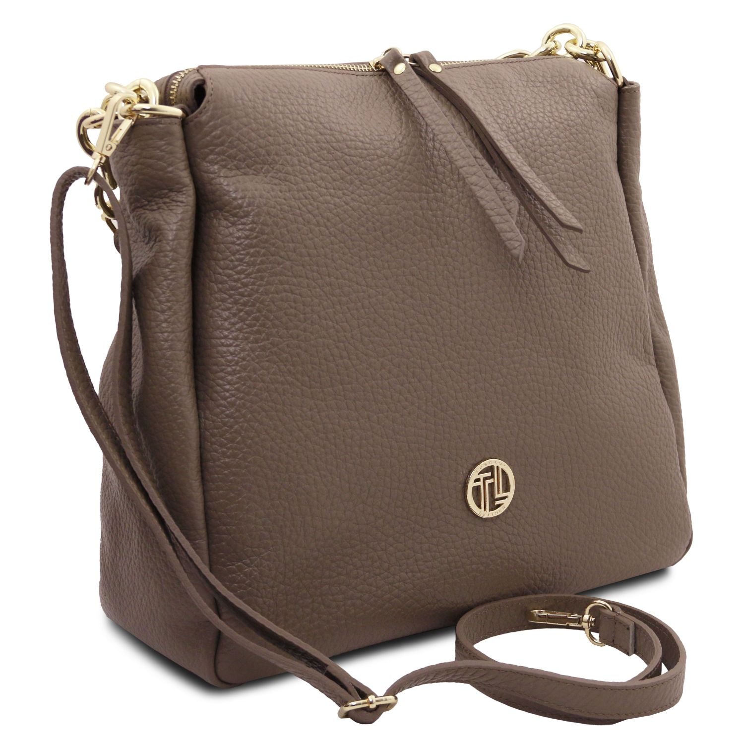 TL142385 – Amy – Soft leren shopping bag