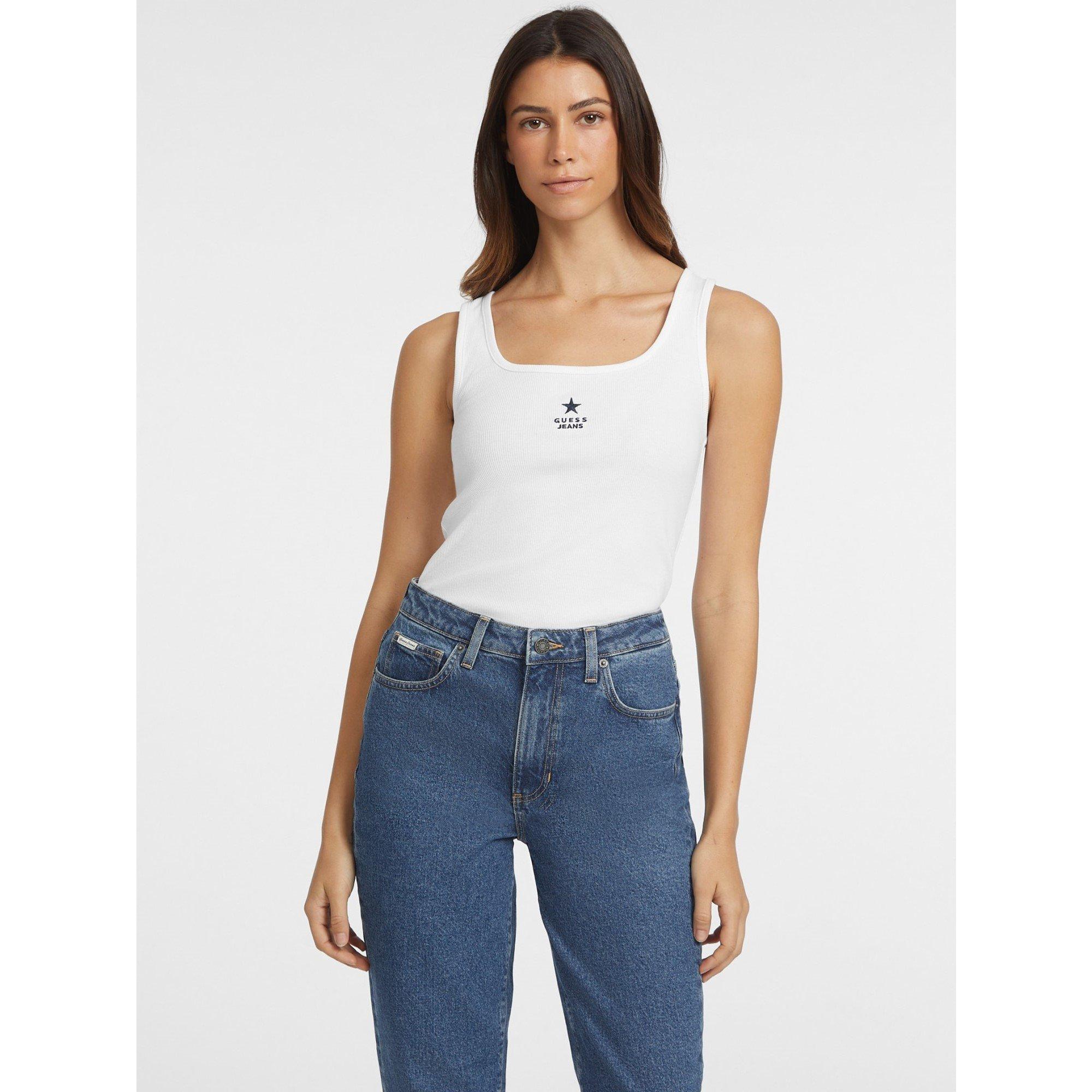 Guess Embroidered Star Tank Top