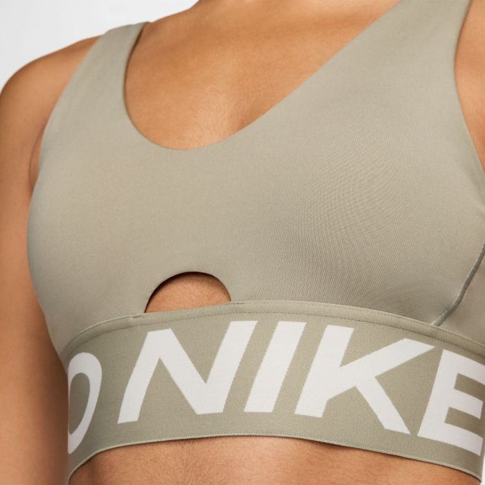 Nike Dame BH Pro Indy Plunge Bra Bold Brun
