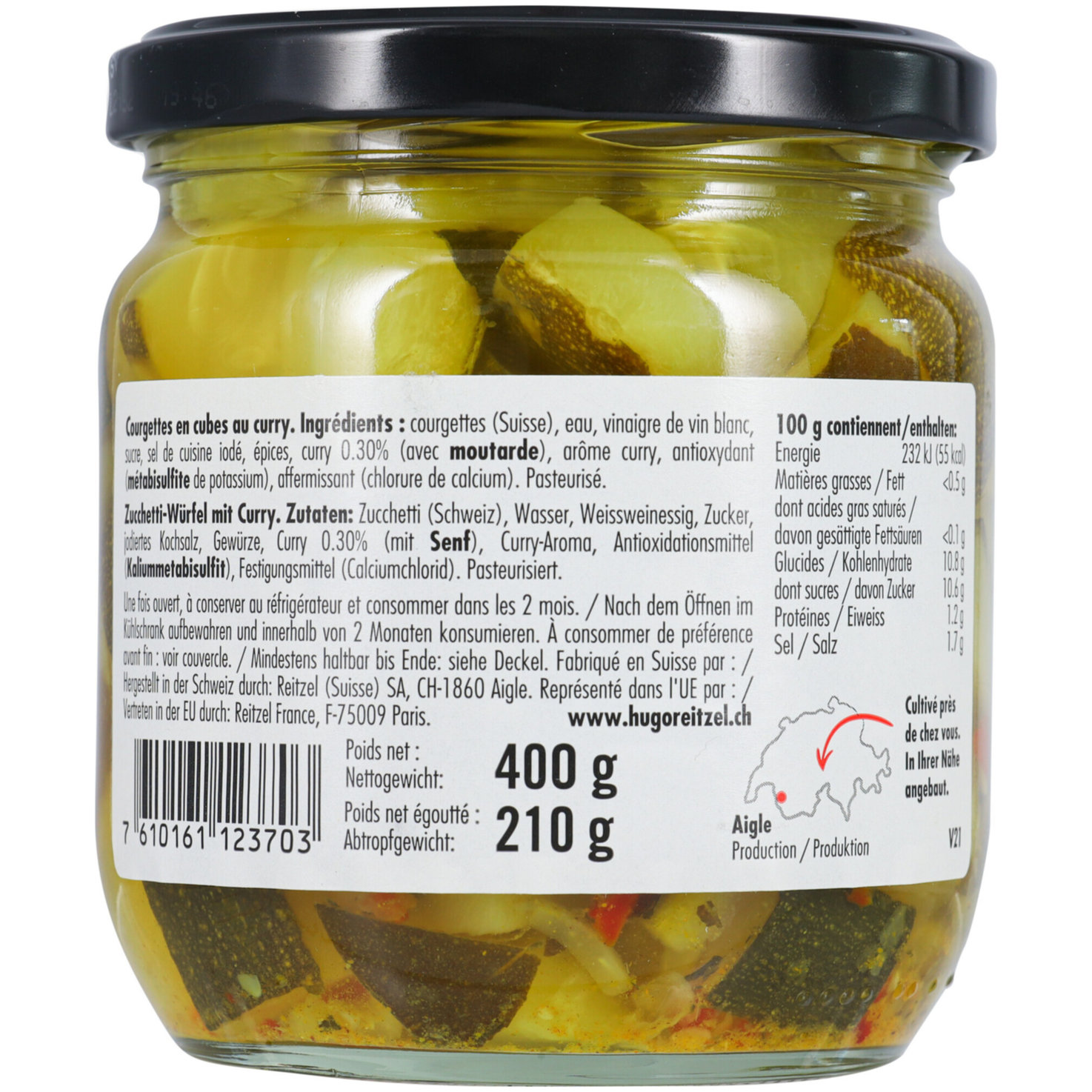 Hugo Reitzel Zucchini mit Curry